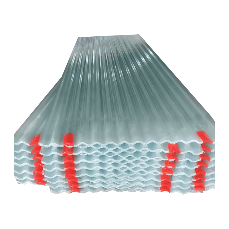 Placă transparentă din fibră de sticlă cu undă rotundă mică de 890 mm